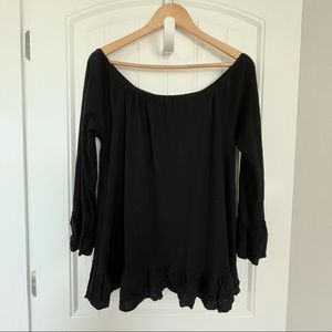 Altar’d State off the shoulder black top